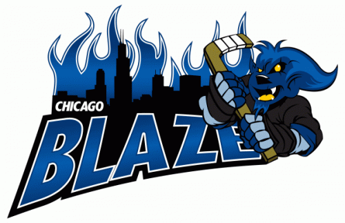 Chicago Blaze 2009-10 hockey logo of the AAHL