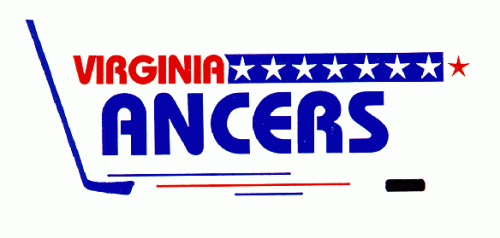 Virginia Lancers 1987-88 hockey logo of the AAHL