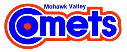 Mohawk Valley Comets 1985-86 hockey logo of the ACHL
