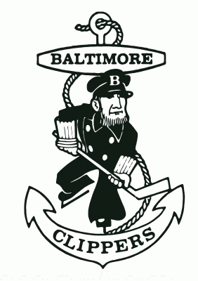 Baltimore Clippers 1974-75 hockey logo of the AHL
