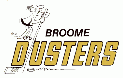 Broome Dusters 1978-79 hockey logo of the AHL
