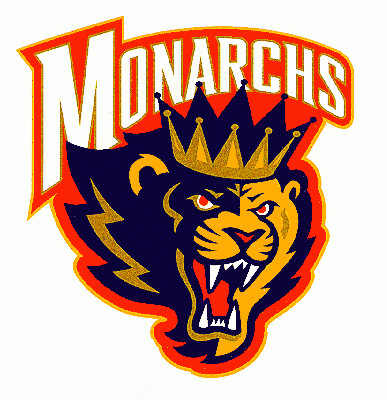 Carolina Monarchs 1995-96 hockey logo of the AHL