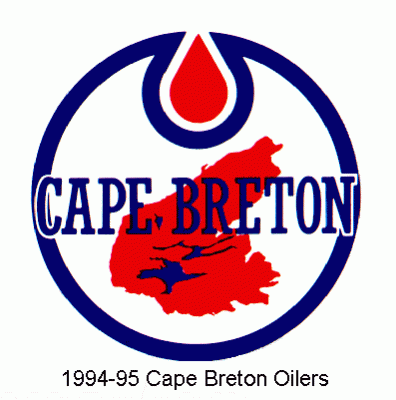 Cape Breton Oilers 1994-95 hockey logo of the AHL
