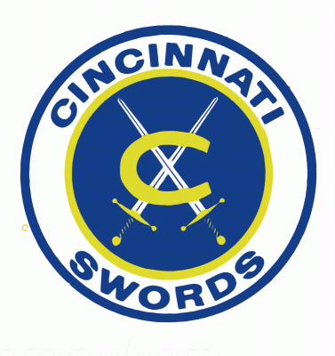 Cincinnati Swords 1973-74 hockey logo of the AHL