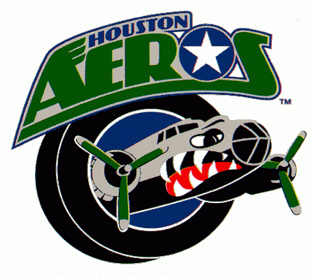 Houston Aeros 2001-02 hockey logo of the AHL