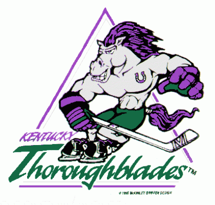 Kentucky Thoroughblades 1996-97 hockey logo of the AHL