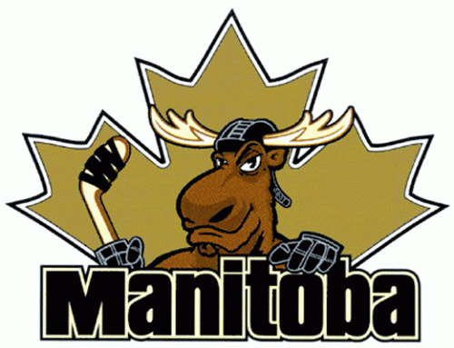 Manitoba Moose 2001-02 hockey logo of the AHL