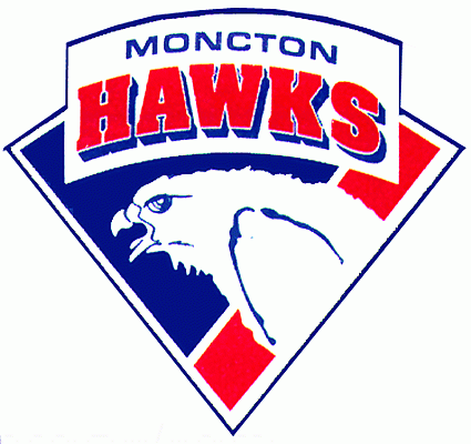 Moncton Hawks 1993-94 hockey logo of the AHL