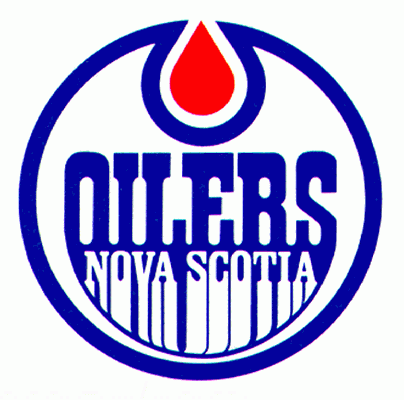 Nova Scotia Oilers 1986-87 hockey logo of the AHL