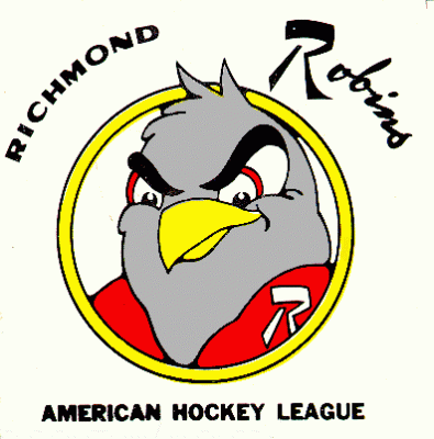 Richmond Robins 1973-74 hockey logo of the AHL