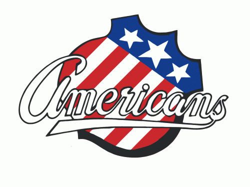 Rochester Americans 1973-74 hockey logo of the AHL