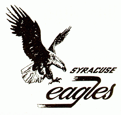 Syracuse Eagles 1974-75 hockey logo of the AHL