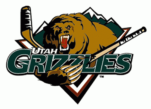 Utah Grizzlies 2001-02 hockey logo of the AHL