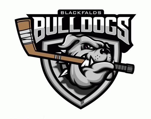 Blackfalds Bulldogs 2022-23 hockey logo of the AJHL