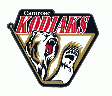 Camrose Kodiaks 2001-02 hockey logo of the AJHL