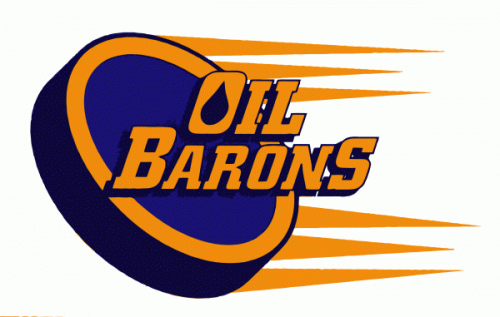 Fort McMurray Oil Barons 2000-01 hockey logo of the AJHL