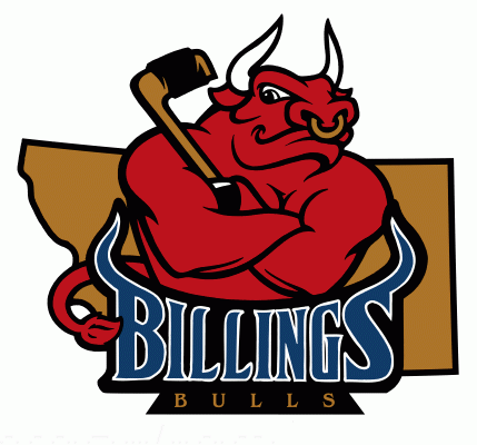 Billings Bulls 2002-03 hockey logo of the AWHL
