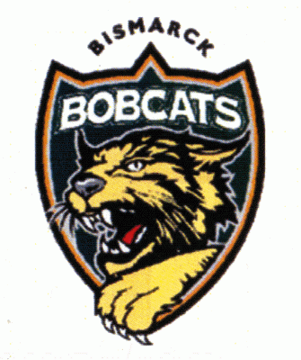 Bismarck Bobcats 2002-03 hockey logo of the AWHL