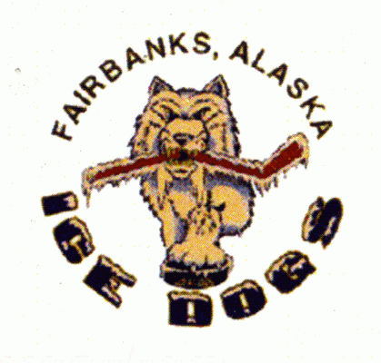 Fairbanks Ice Dogs 2002-03 hockey logo of the AWHL