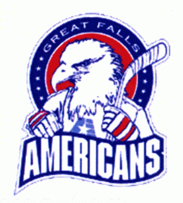 Great Falls Americans 2002-03 hockey logo of the AWHL