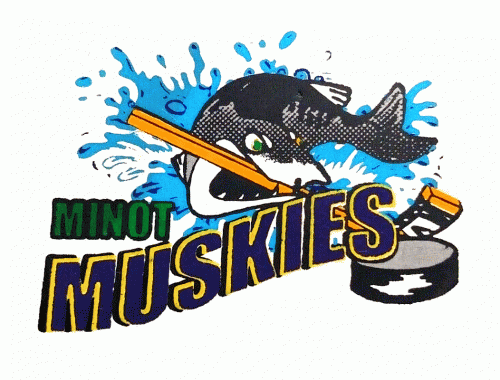 Minot Muskies 2000-01 hockey logo of the AWHL