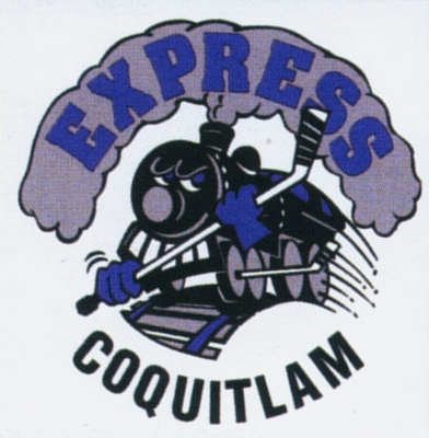 Coquitlam Express 2001-02 hockey logo of the BCHL