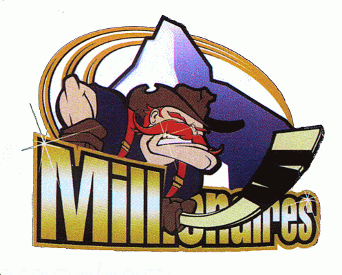 Quesnel Millionaires 2000-01 hockey logo of the BCHL