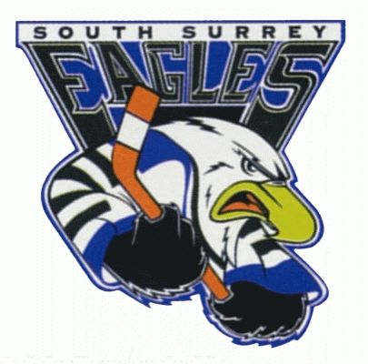 South Surrey Eagles 2001-02 hockey logo of the BCHL