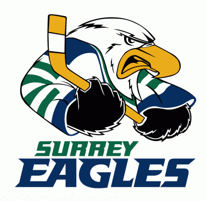 Surrey Eagles 2007-08 hockey logo of the BCHL