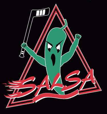 Victoria Salsa 1996-97 hockey logo of the BCHL