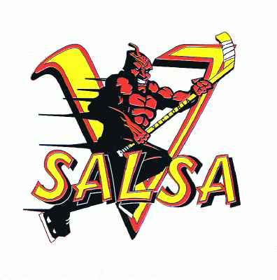 Victoria Salsa 2001-02 hockey logo of the BCHL