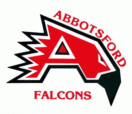 Abbotsford Falcons 1987-88 hockey logo of the BCJHL