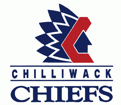 Chilliwack Chiefs 1992-93 hockey logo of the BCJHL