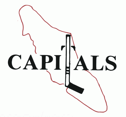 Cowichan Valley Capitals 1980-81 hockey logo of the BCJHL