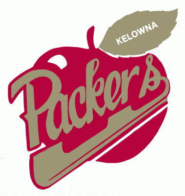 Kelowna Packers 1985-86 hockey logo of the BCJHL