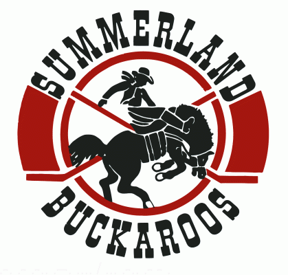 Summerland Buckaroos 1987-88 hockey logo of the BCJHL
