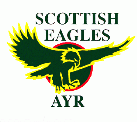 Ayr Scottish Eagles 2000-01 hockey logo of the BISL