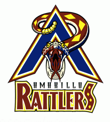 Amarillo Rattlers 2001-02 hockey logo of the CHL