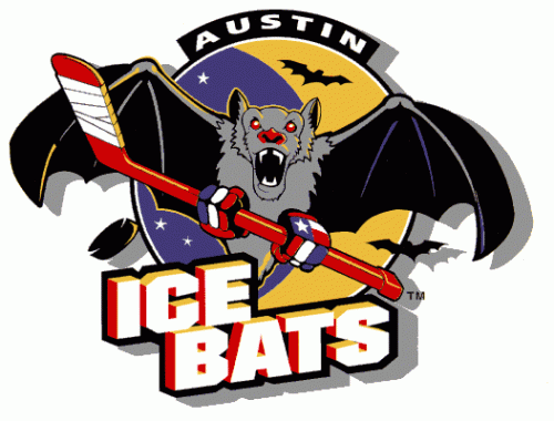 Austin Ice Bats 2001-02 hockey logo of the CHL