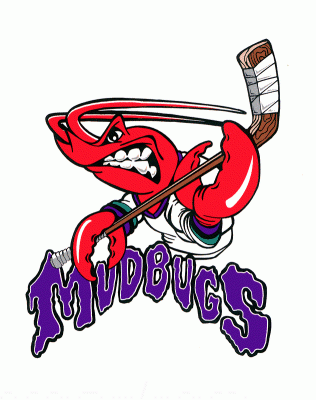 Bossier-Shreveport Mudbugs 2001-02 hockey logo of the CHL