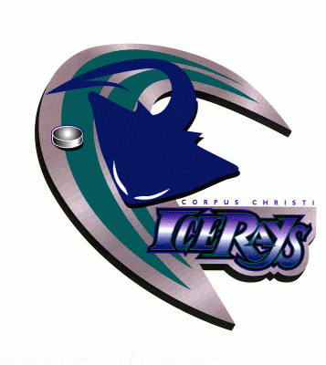 Corpus Christi Icerays 2001-02 hockey logo of the CHL