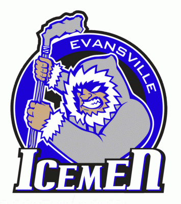 Evansville IceMen 2010-11 hockey logo of the CHL
