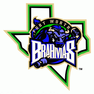 Fort Worth Brahmas 2001-02 hockey logo of the CHL