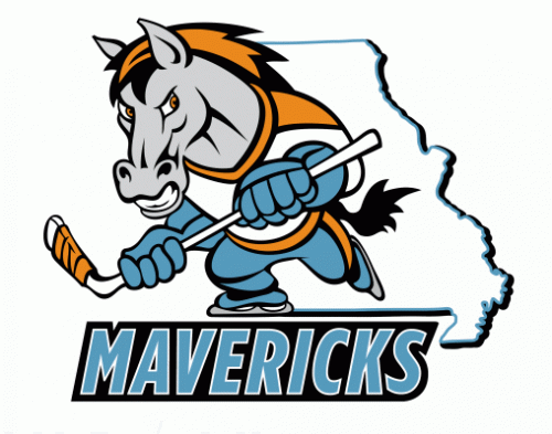 Missouri Mavericks 2009-10 hockey logo of the CHL