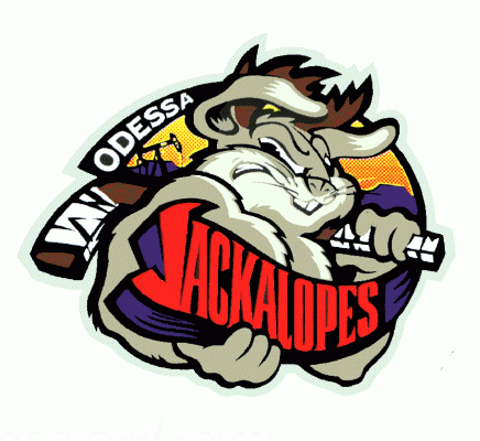 Odessa Jackalopes 2001-02 hockey logo of the CHL