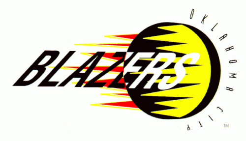 Oklahoma City Blazers 1993-94 hockey logo of the CHL