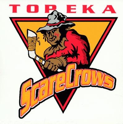 Topeka Scarecrows 1998-99 hockey logo of the CHL
