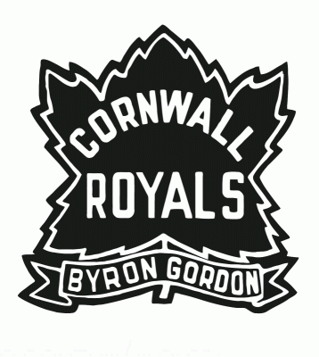 Cornwall Royals 1966-67 hockey logo of the CJHL