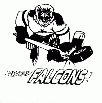 Detroit Falcons 1993-94 hockey logo of the CoHL