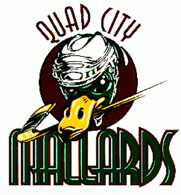 Quad City Mallards 1996-97 hockey logo of the CoHL